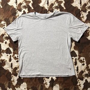 Frye Light Grey Short Sleeve Shirt XL